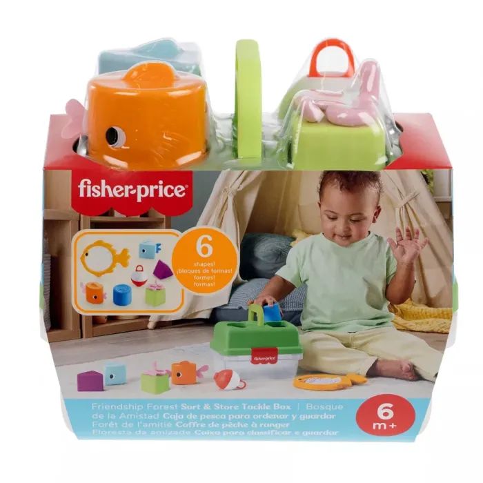 Развивающая игрушка Fisher-Price сортер Маленький рыбак (JLB85) изображение 4