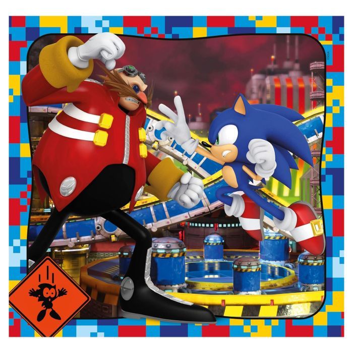 Пазл Clementoni Sonic 3 шт по 48 елементів (25320) зображення 2