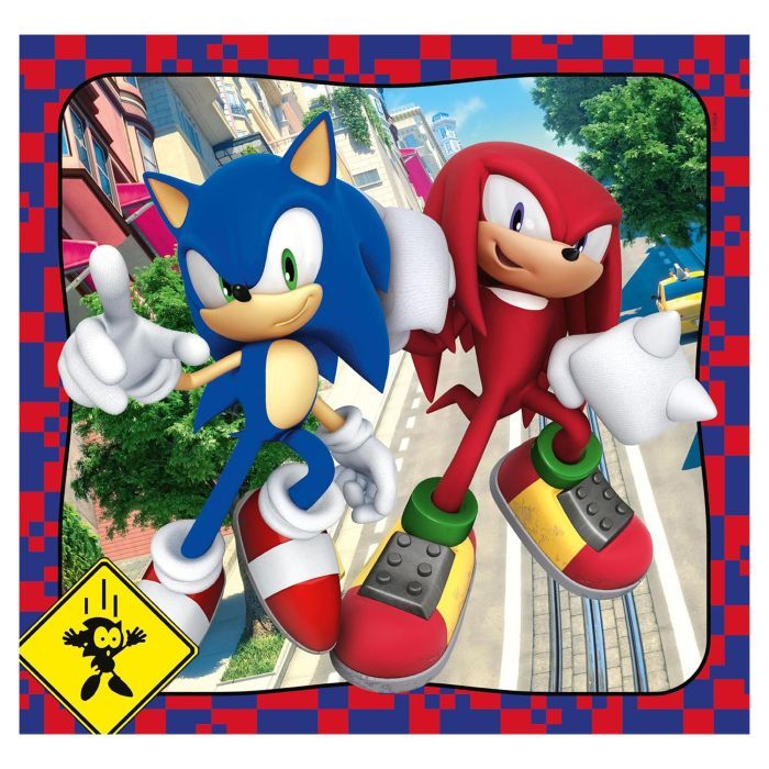 Пазл Clementoni Sonic 3 шт по 48 елементів (25320) зображення 3
