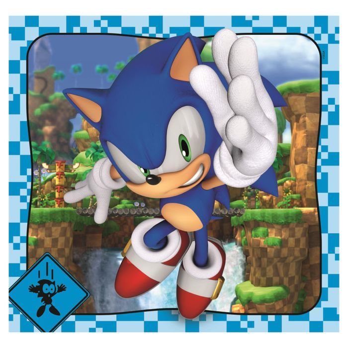 Пазл Clementoni Sonic 3 шт по 48 елементів (25320) зображення 4