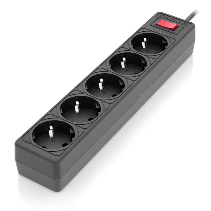 Сетевой фильтр питания REAL-EL RS-Protect 505, 3m, black (EL122300045) изображение 2