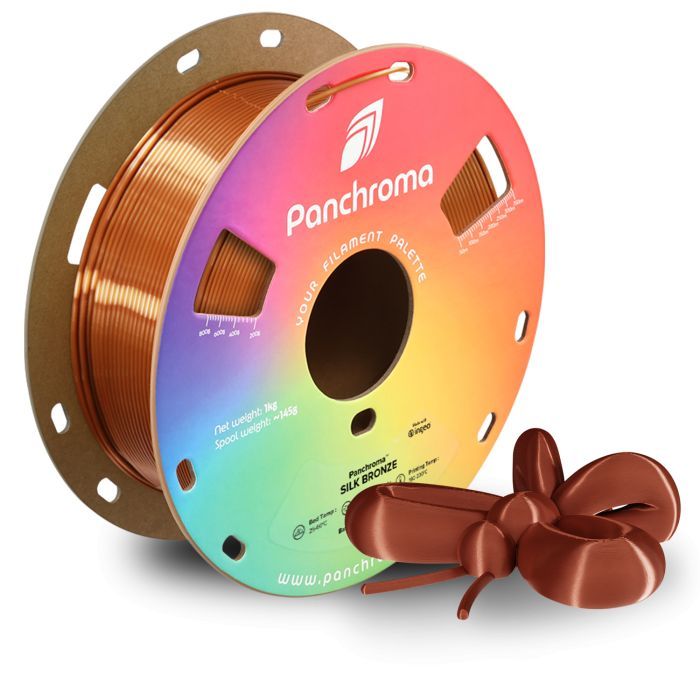 Пластик для 3D-принтера Polymaker PLA PANCHROMA SILK 1,75mm 1kg MAGENTA (CA03010) зображення 5