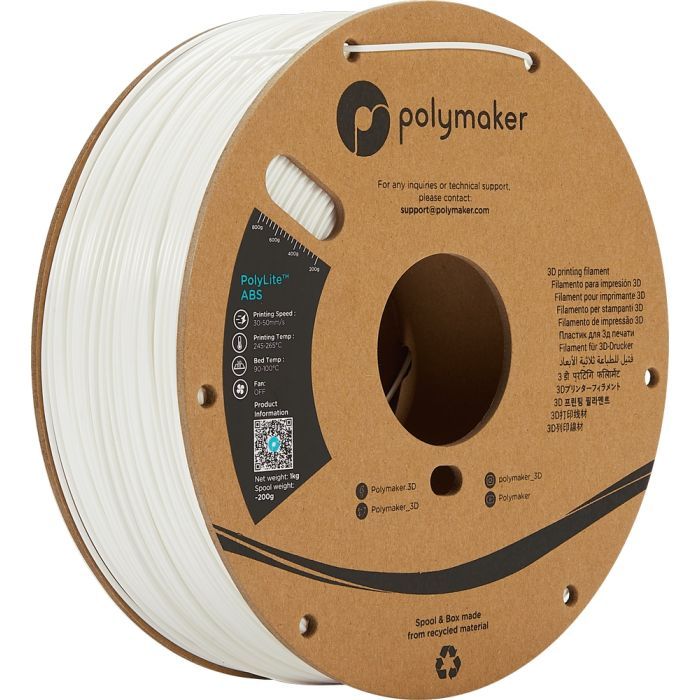 Пластик для 3D-принтера Polymaker ABS POLYLITE 1,75mm 1kg ORANGE (PE01009)