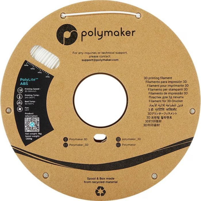 Пластик для 3D-принтера Polymaker ABS POLYLITE 1,75mm 1kg ORANGE (PE01009) зображення 2