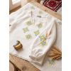 Рубашка детская Brilliant с вишивкой Flower (24110-122G-cream) изображение 7