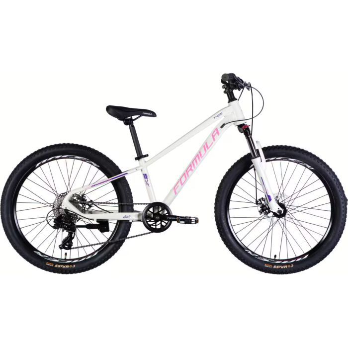 Велосипед Formula 24" THOR DD рама-12" AL 2026 білий з рожевим (OPS-FR-24-445)