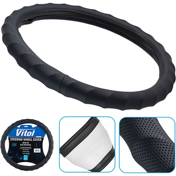 Чохол на руль VITOL L чорн (VLOD-W171 Bk L) зображення 4