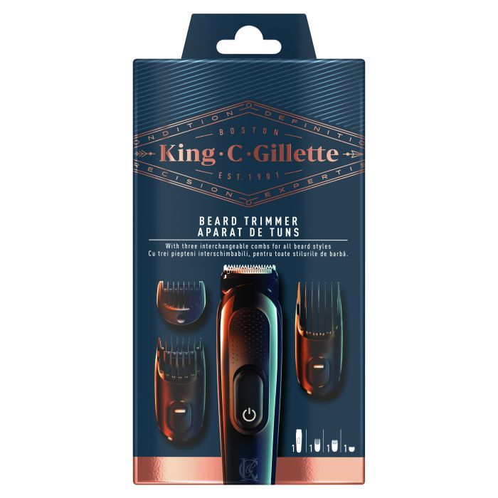 Триммер Gillette King C. Beard Trimmer Для бороды (7702018575183) изображение 2