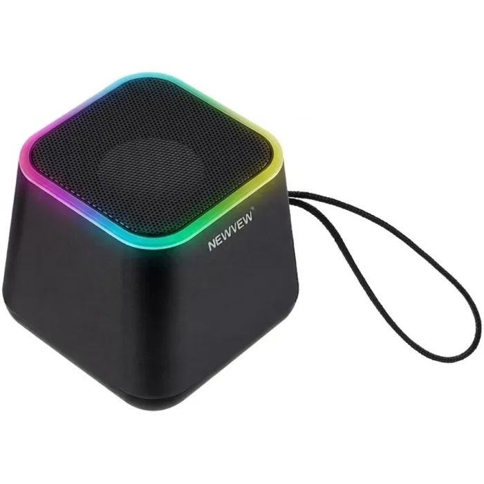 Акустическая система NEWVEW NV-9203 RGB/BT/USB/TF/FM Black (NWVW-NV-9203-BK)