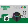 Акустическая система NEWVEW NV-9203 RGB/BT/USB/TF/FM Black (NWVW-NV-9203-BK) изображение 2