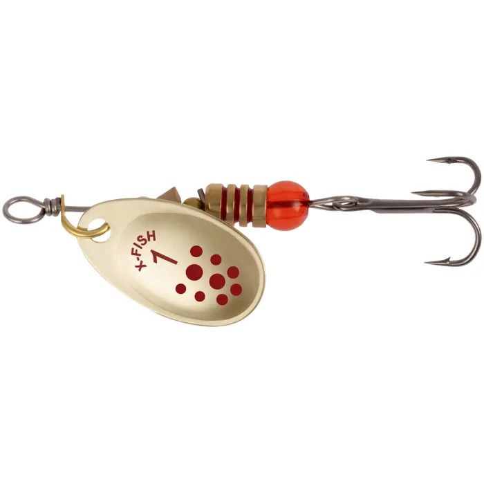 Блесна X-Fish Spike 2.5g 1 Gold black lime (1917.06.32)