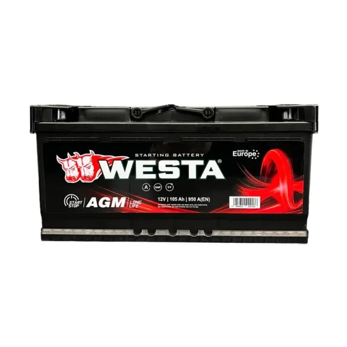 Аккумулятор автомобильный Westa 6CT-105 A (0) WESTA AGM105