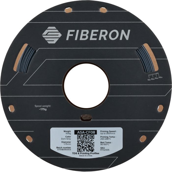 Пластик для 3D-принтера Polymaker ASA-CF08 Fiberon 1,75mm 0,5kg Navy Blue (FF02003) зображення 2