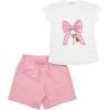 Набір дитячого одягу Breeze з бантиком (20998-116G-pink)