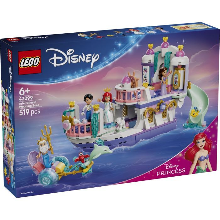 Конструктор LEGO Disney Princess Королевская свадебная лодка Ариэль (43299)