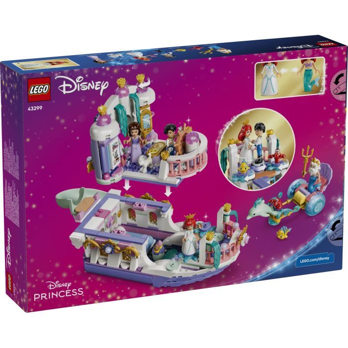 Конструктор LEGO Disney Princess Королевская свадебная лодка Ариэль (43299) изображение 8