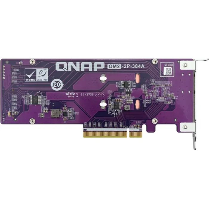 Плата расширения QNap QM2-2P-384A изображение 9