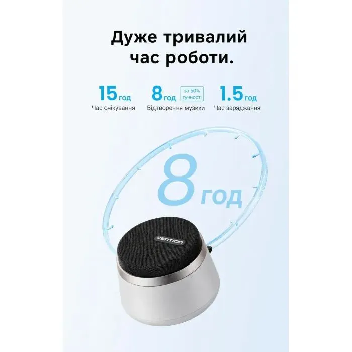 Акустическая система Vention Koobu K11 Magnetic Stand Wireless Black (NDBB0) изображение 10