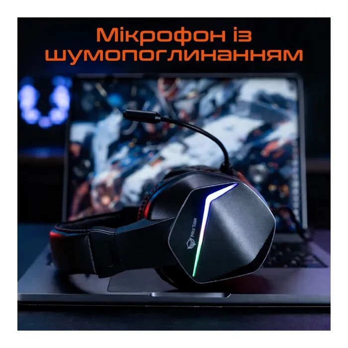 Навушники Meetion HP022 Black (MT-HP022-A) зображення 3