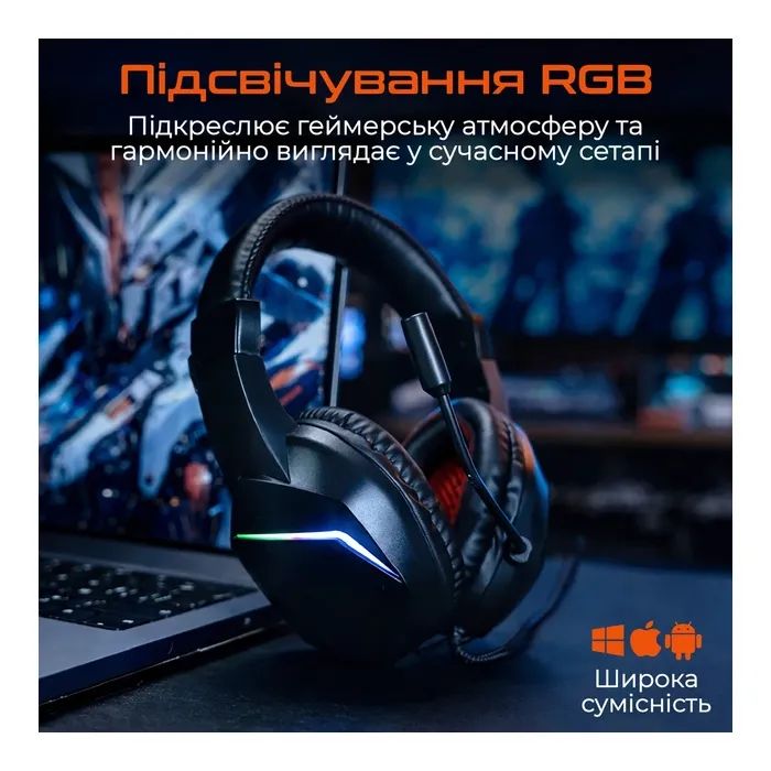 Навушники Meetion HP022 Black (MT-HP022-A) зображення 4