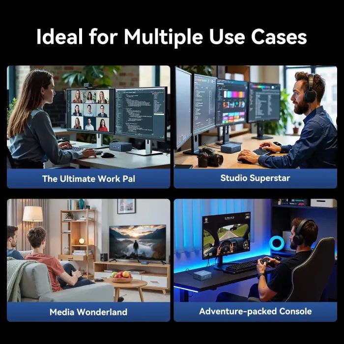 Компьютер Geekom IT13 2026 Edition Mini PC / i9-13900HK, 16, 1TB, WIN11Pro (GMIT13I913900HK-161-EU) изображение 6