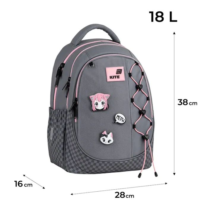 Рюкзак шкільний Kite Education 700 Meow (K26-700M-3) зображення 3