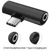 Переходник USB-C M to USB-C F + 3.5mm F black XoKo (AC-205-BK) изображение 3