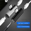 Переходник USB-C M to USB-C F + 3.5mm F black XoKo (AC-205-BK) изображение 4