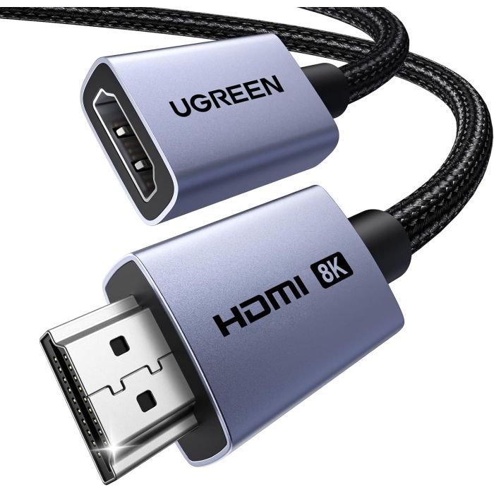 Кабель мультимедийный HDMI M to HDMI M 2.0m 8K60Hz 48Gbps black Ugreen (95927)
