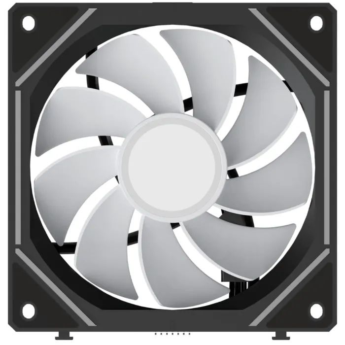 Кулер до корпусу OCYPUS GAMMA F12 UNI ARGB чорний (GAMMA-F12-BK1AM01U-GL) зображення 4