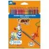 Карандаши цветные Bic Evolution Stripes 18 кольори (bc525439)