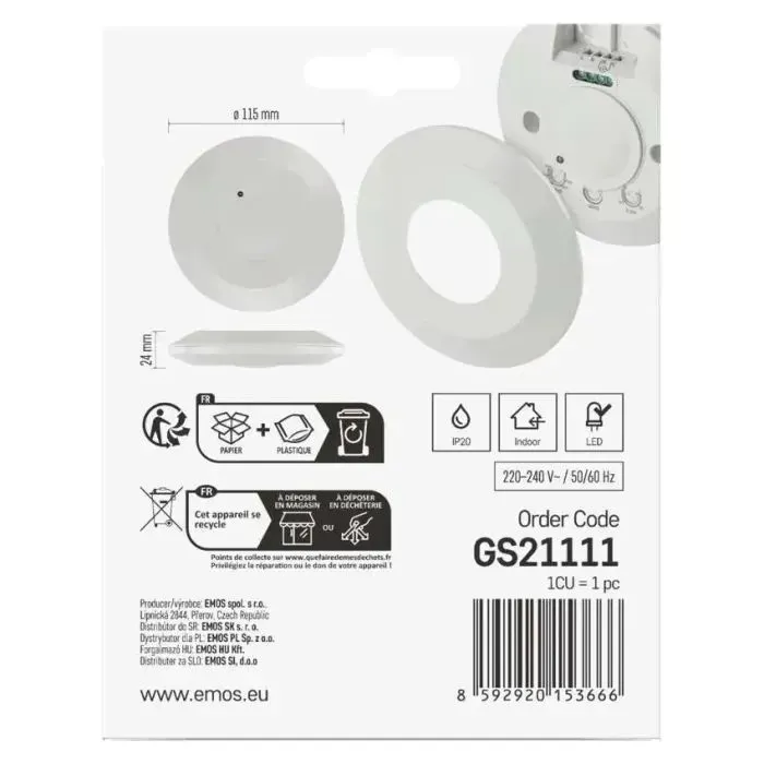 Датчик движения EMOS GS21111 изображение 12