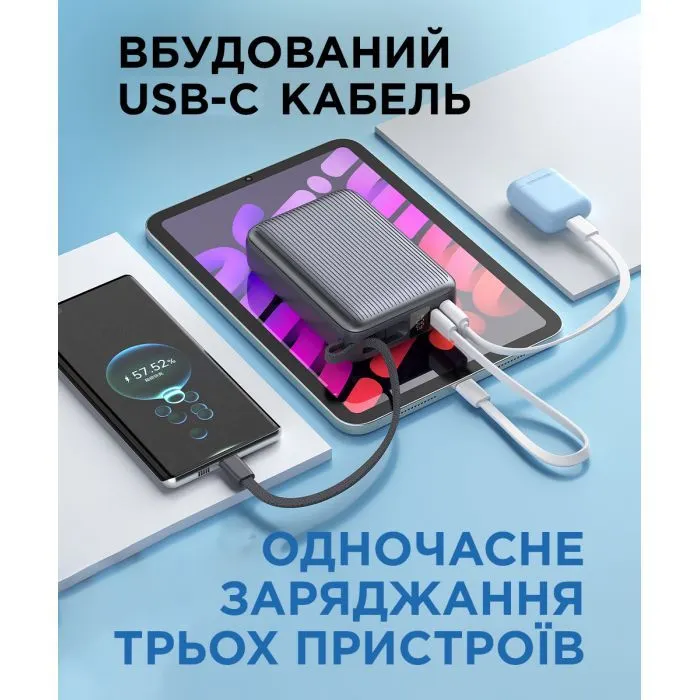Батарея універсальна Sigma X-power SI20A5QLX 20000mAh, 45W (4827798987612) зображення 9
