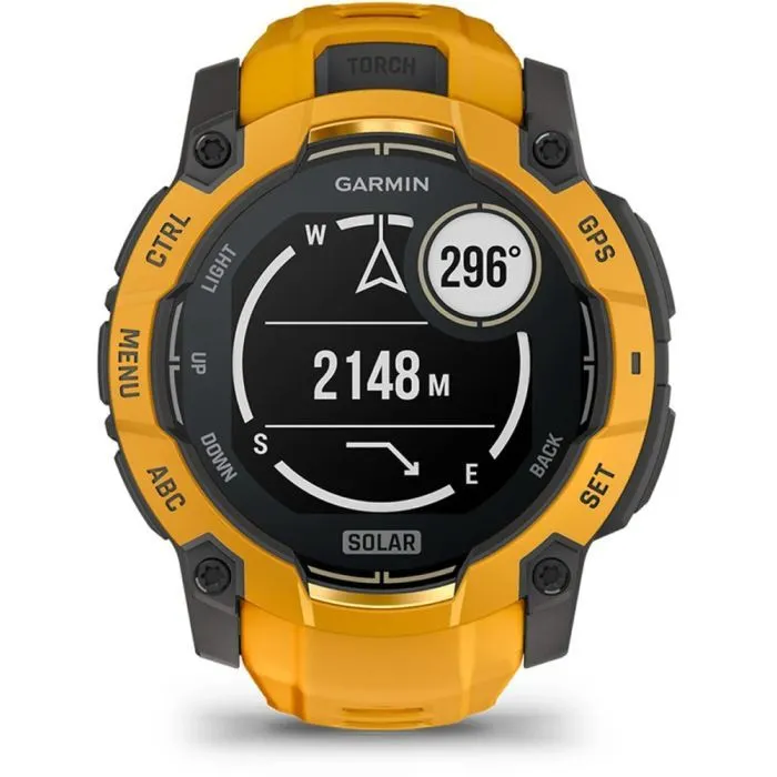 Смарт-часы Garmin Instinct 3, 50mm, Solar, Sunburst/Gray, Sunburst/Gray Band, GPS смарт-годинник (010-02935-02) изображение 10