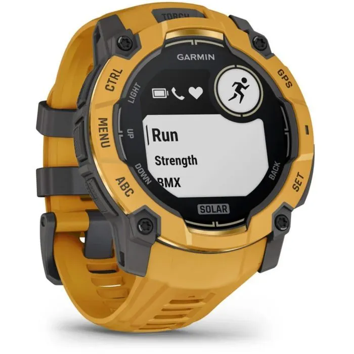 Смарт-часы Garmin Instinct 3, 50mm, Solar, Sunburst/Gray, Sunburst/Gray Band, GPS смарт-годинник (010-02935-02) изображение 3