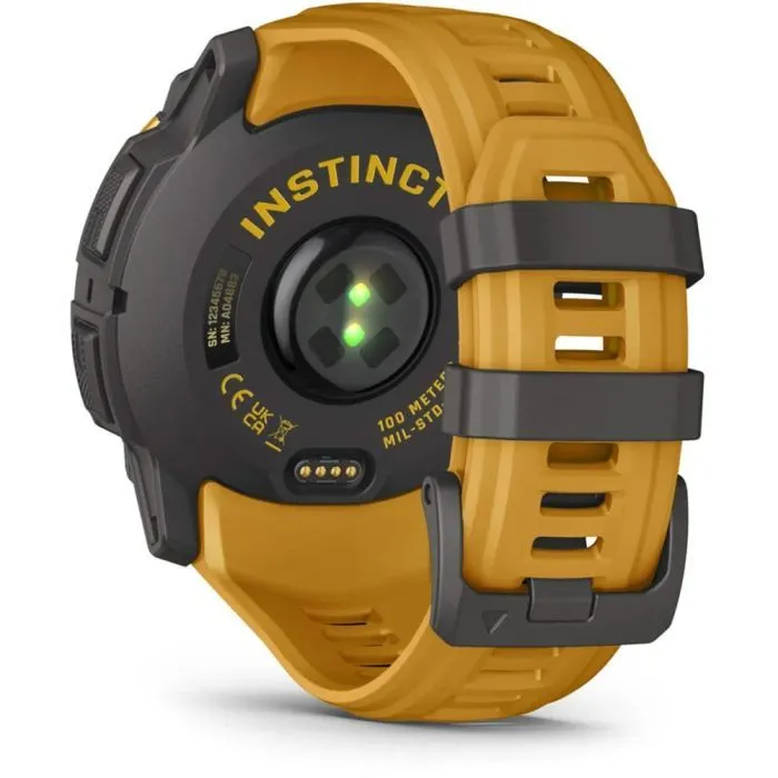 Смарт-часы Garmin Instinct 3, 50mm, Solar, Sunburst/Gray, Sunburst/Gray Band, GPS смарт-годинник (010-02935-02) изображение 6