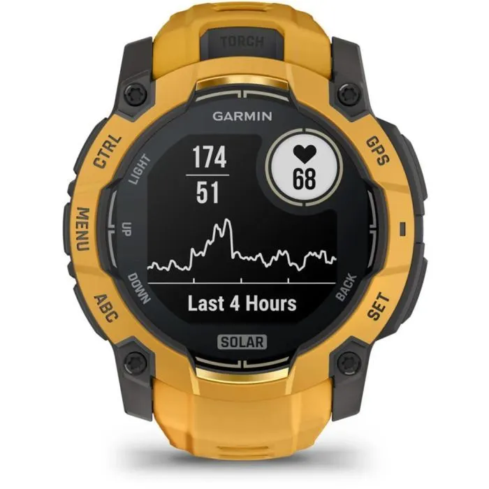 Смарт-часы Garmin Instinct 3, 50mm, Solar, Sunburst/Gray, Sunburst/Gray Band, GPS смарт-годинник (010-02935-02) изображение 8