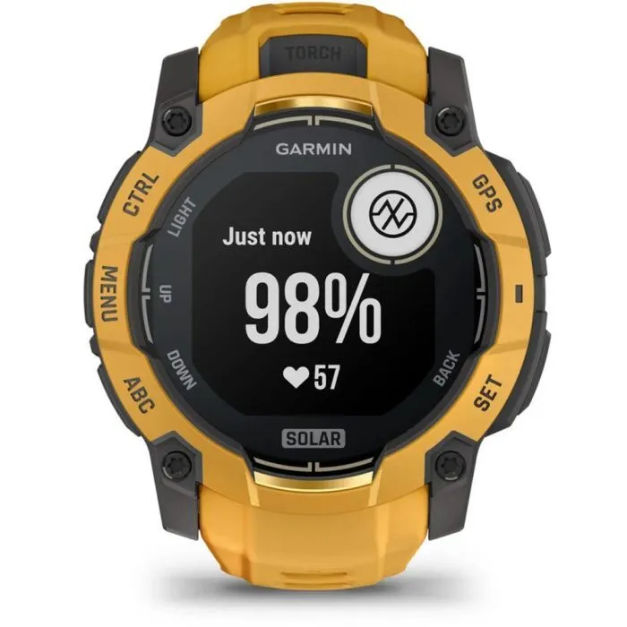 Смарт-часы Garmin Instinct 3, 50mm, Solar, Sunburst/Gray, Sunburst/Gray Band, GPS смарт-годинник (010-02935-02) изображение 9