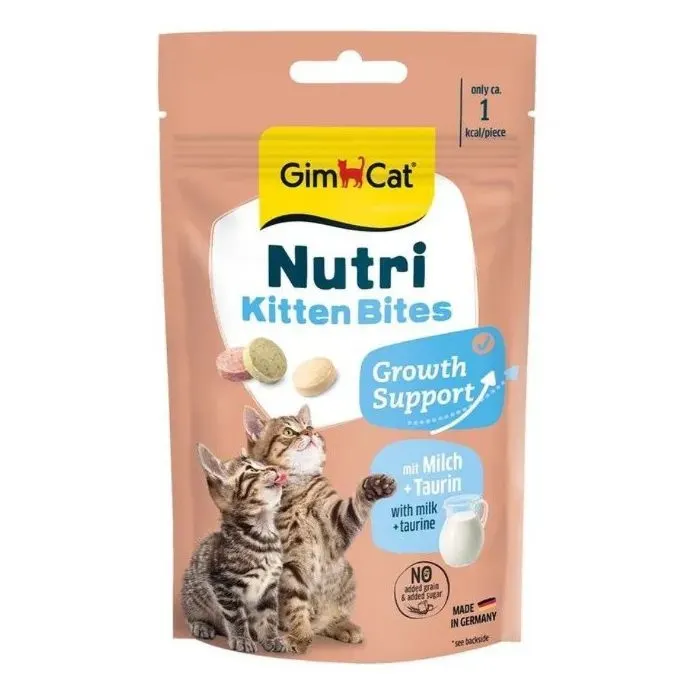 Витамины для кошек GimCat Nutri Kitten Bites для кошенят таблетки 40 г (4002064426280)