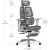 Офісне крісло Mealux S3 Air Plus Grey (HF-S3 M/G) зображення 2