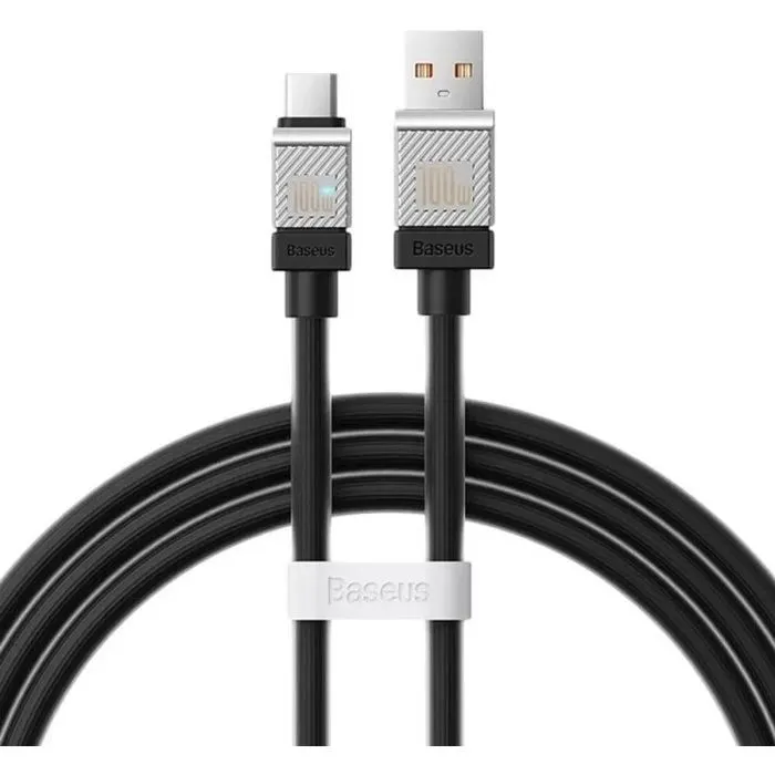 Дата кабель USB AM to USB-C 1.0m 5A 20V 100W black Baseus (CAKW000601) изображение 2