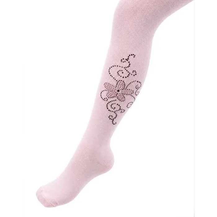 Колготки детские BNM со стразами (M0C0302-1156-11G-pink)