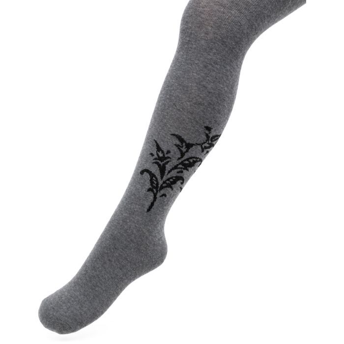Колготки детские BNM с цветами (M0C0301-1215-5G-lightgray)