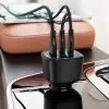 Зарядний пристрій Acefast 2xUSB-C + 1xUSB 200W car adapter (6974316285953) зображення 5