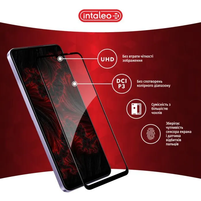 Скло захисне Intaleo Full Glue Xiaomi Redmi A4 Black (1283126613319) зображення 4