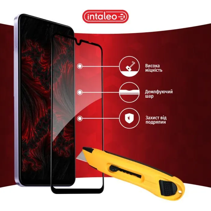 Скло захисне Intaleo Full Glue Xiaomi Redmi A4 Black (1283126613319) зображення 5
