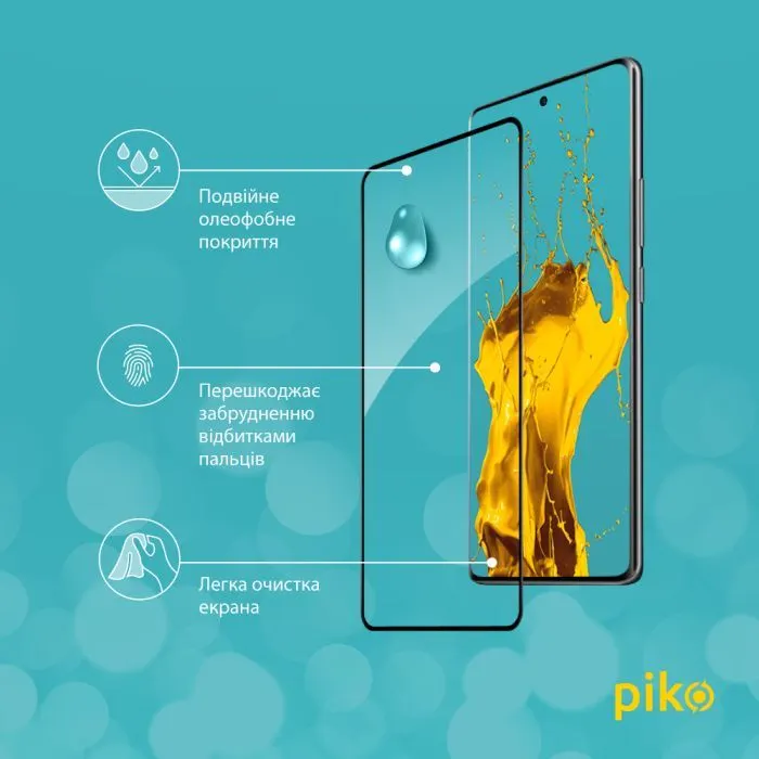 Скло захисне Piko Full Glue Xiaomi Redmi Note 14 Pro 5G Black (1283126623660) зображення 5
