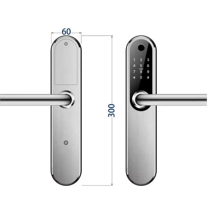 Розумний замок SEVEN LOCK SL-7768BF silver (SL7768BFs) зображення 4