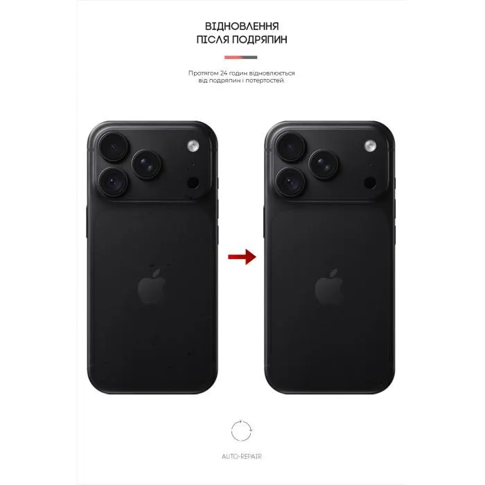 Пленка защитная Armorstandart Back Film Carbone Silver Apple iPhone 18 Pro (ARM94243) изображение 3