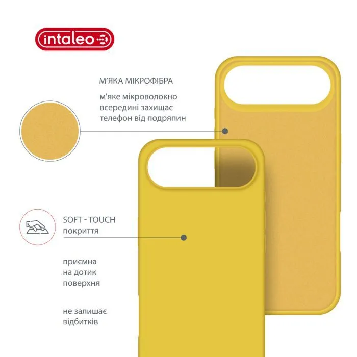 Чохол до мобільного телефона Intaleo Silicone Case Apple iPhone 17 Air Yellow (1283126630484) зображення 5